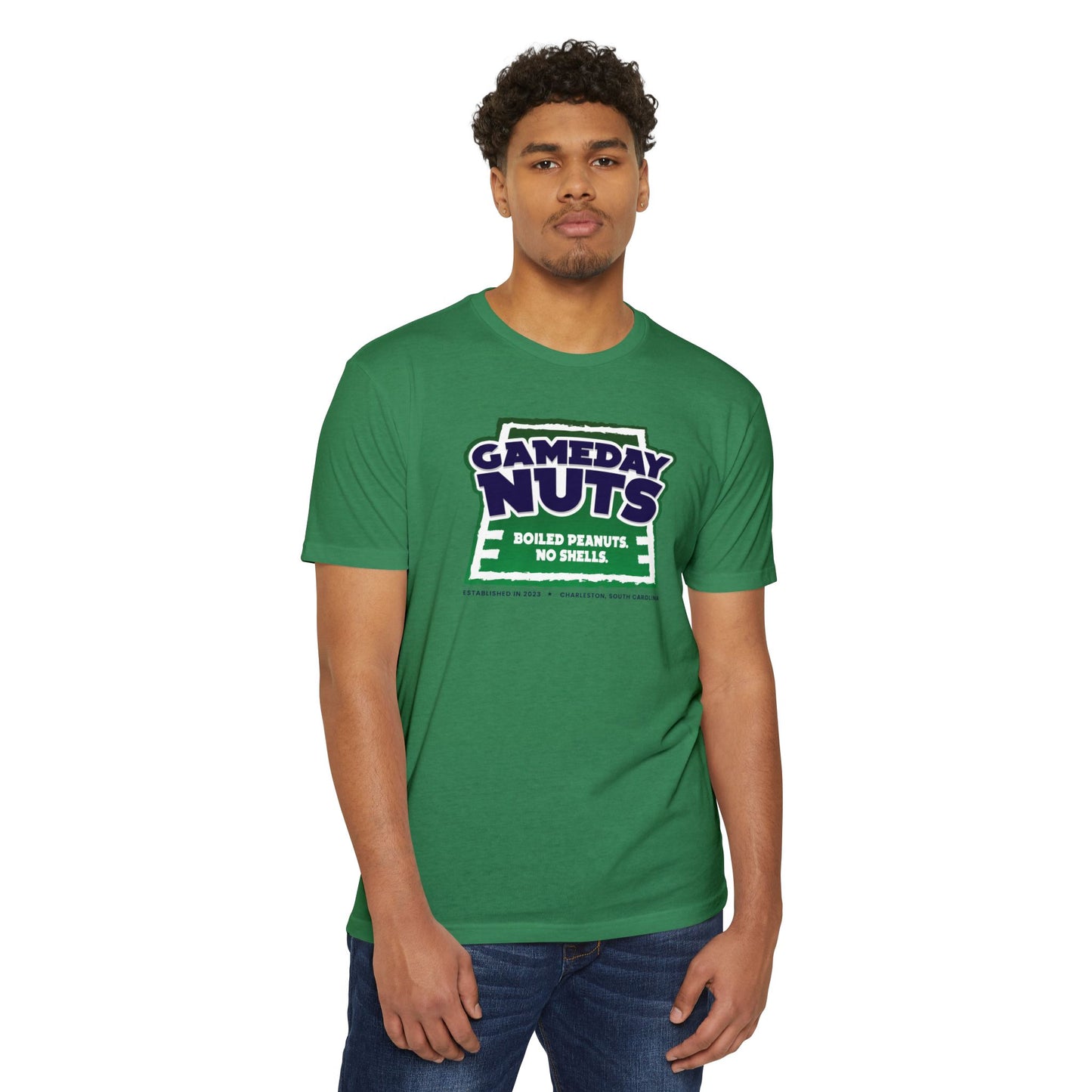 "Get The Shell Outta Here!" Gameday Nuts Cotton Blend T-Shirt (Unisex)