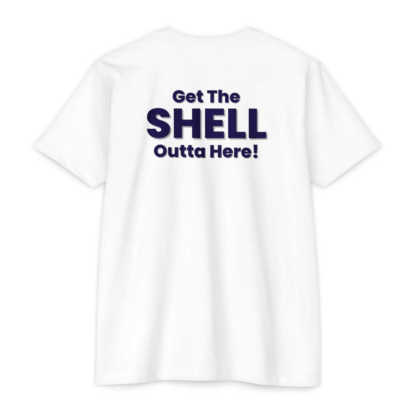 "Get The Shell Outta Here!" Gameday Nuts Cotton Blend T-Shirt (Unisex)
