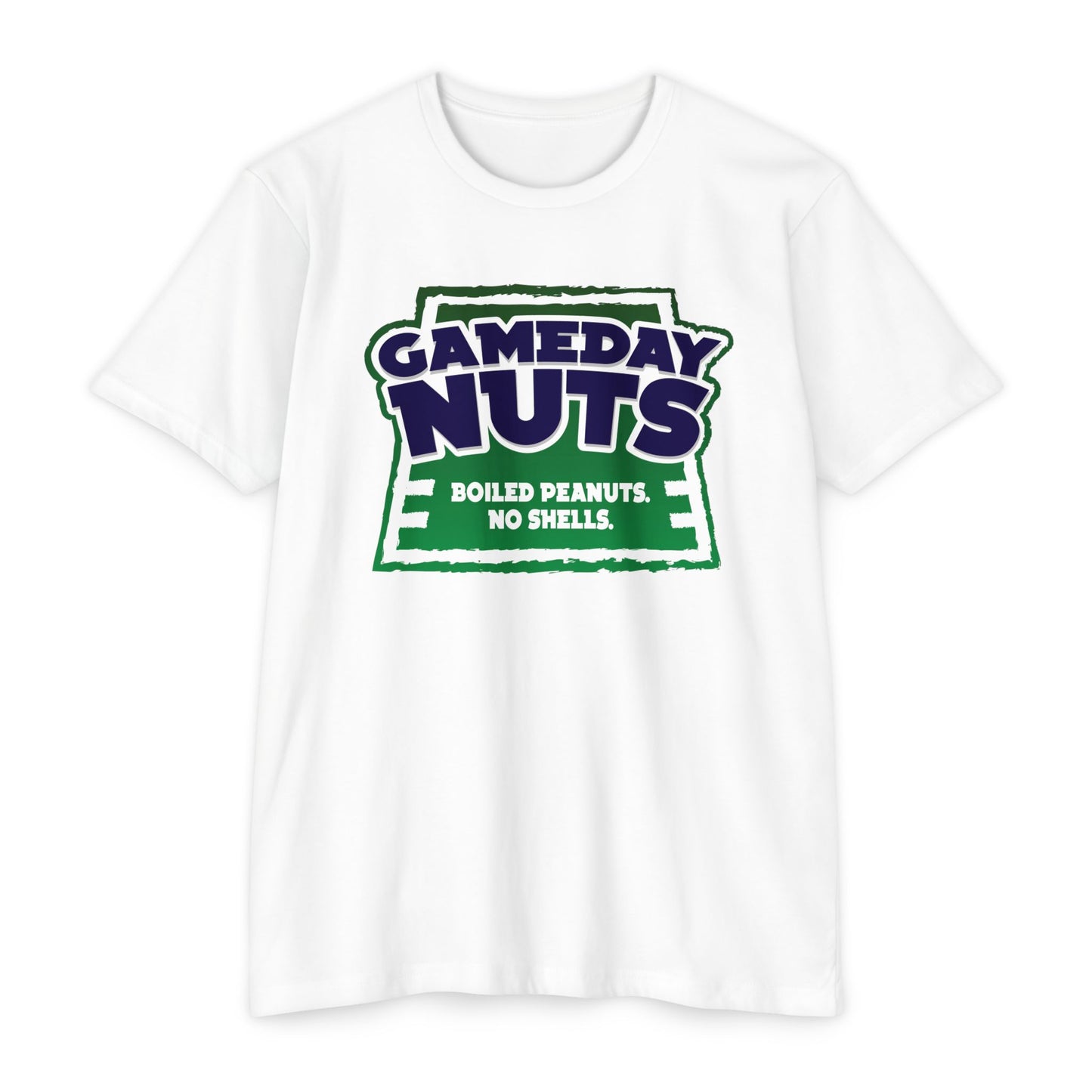 "Get The Shell Outta Here!" Gameday Nuts Cotton Blend T-Shirt (Unisex)