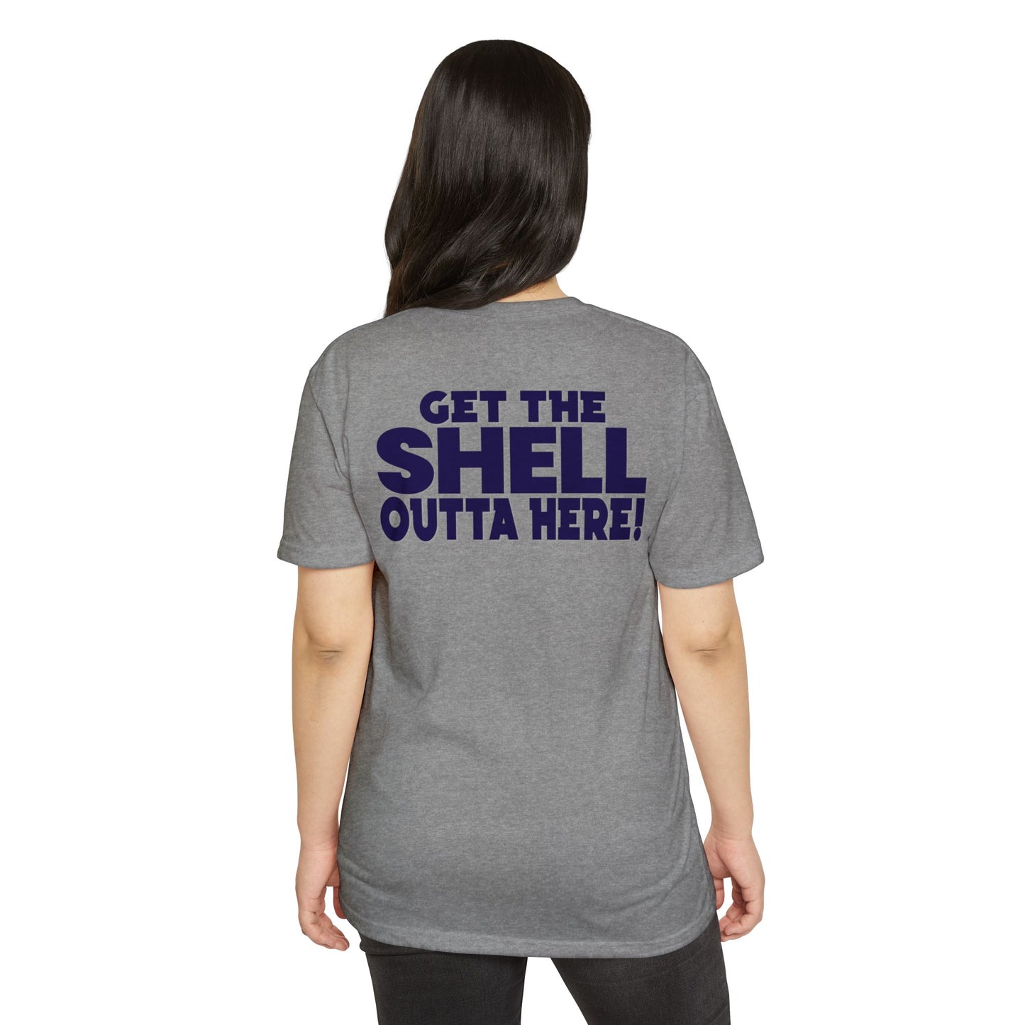 "Get The Shell Outta Here!" Gameday Nuts Cotton Blend T-Shirt (Unisex)