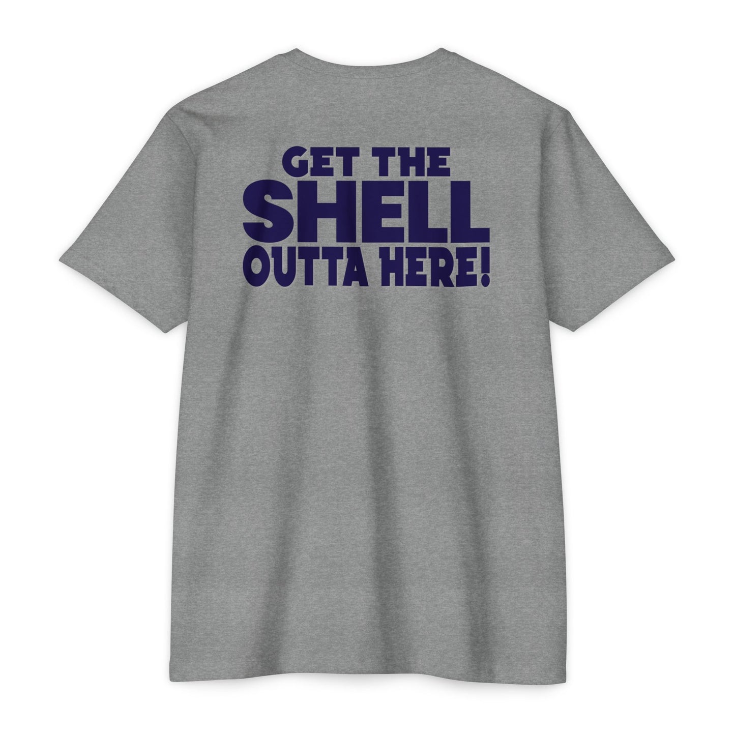 "Get The Shell Outta Here!" Gameday Nuts Cotton Blend T-Shirt (Unisex)