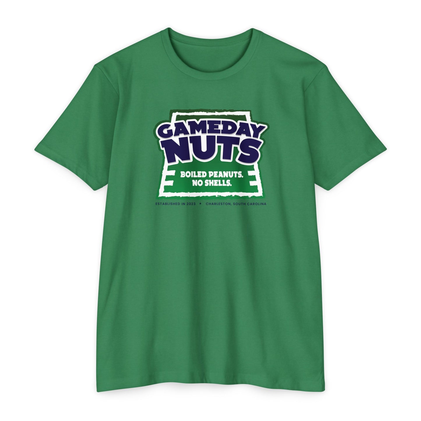 "Get The Shell Outta Here!" Gameday Nuts Cotton Blend T-Shirt (Unisex)