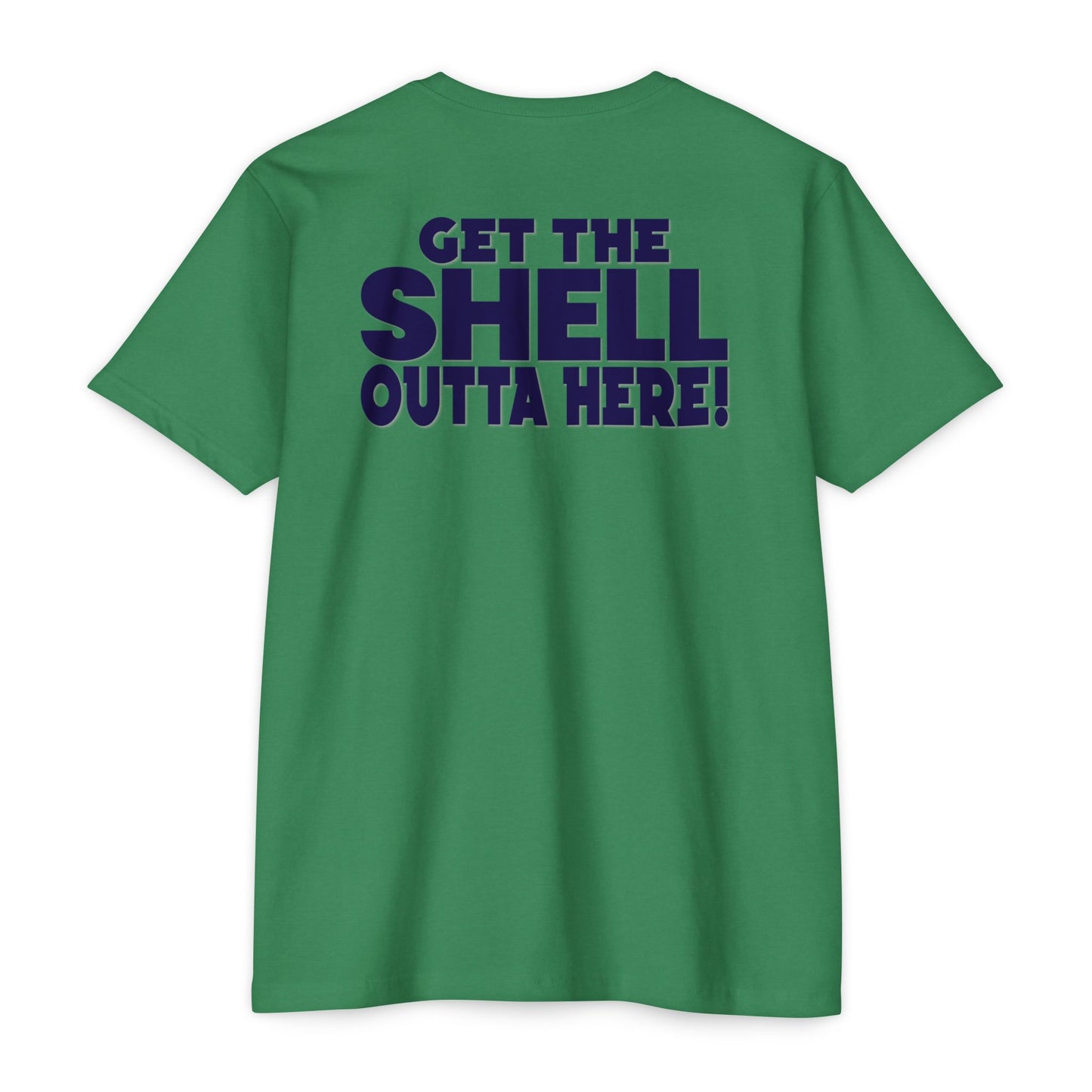 "Get The Shell Outta Here!" Gameday Nuts Cotton Blend T-Shirt (Unisex)