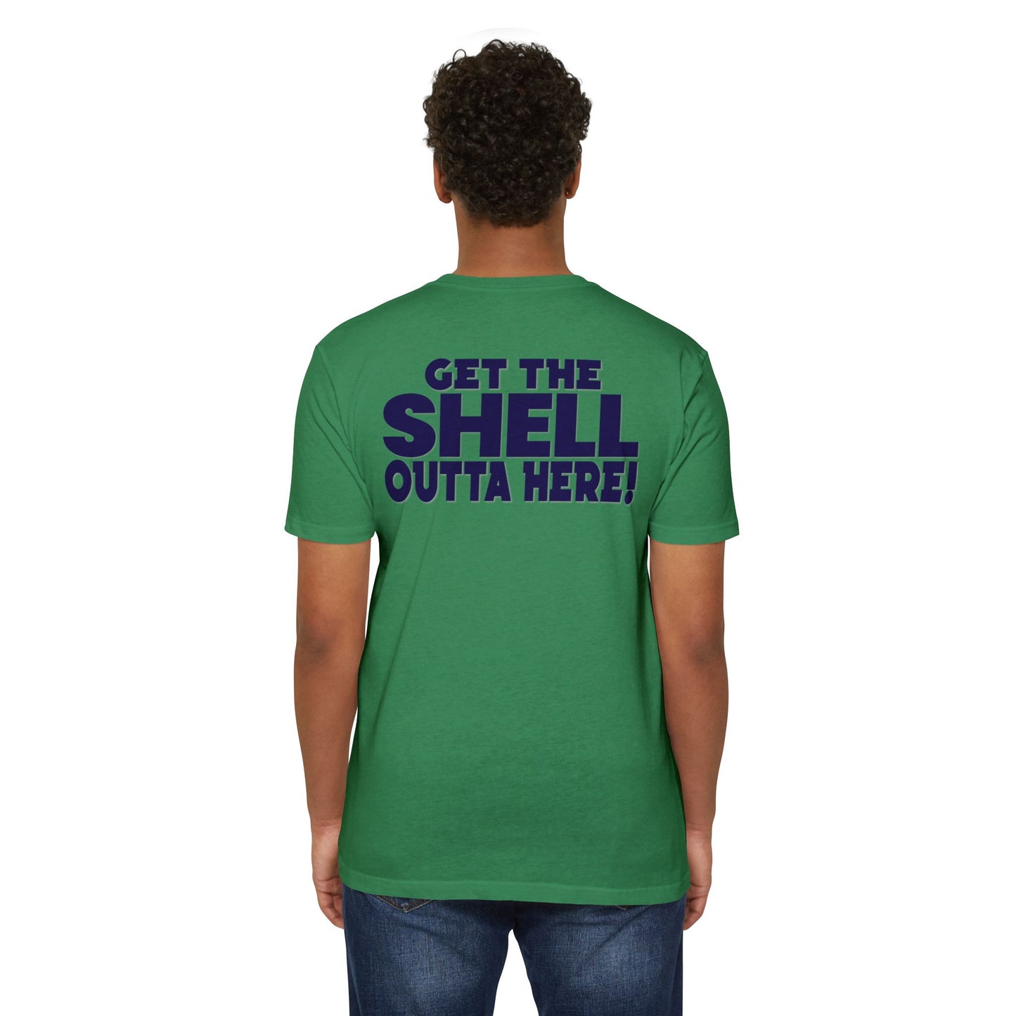 "Get The Shell Outta Here!" Gameday Nuts Cotton Blend T-Shirt (Unisex)