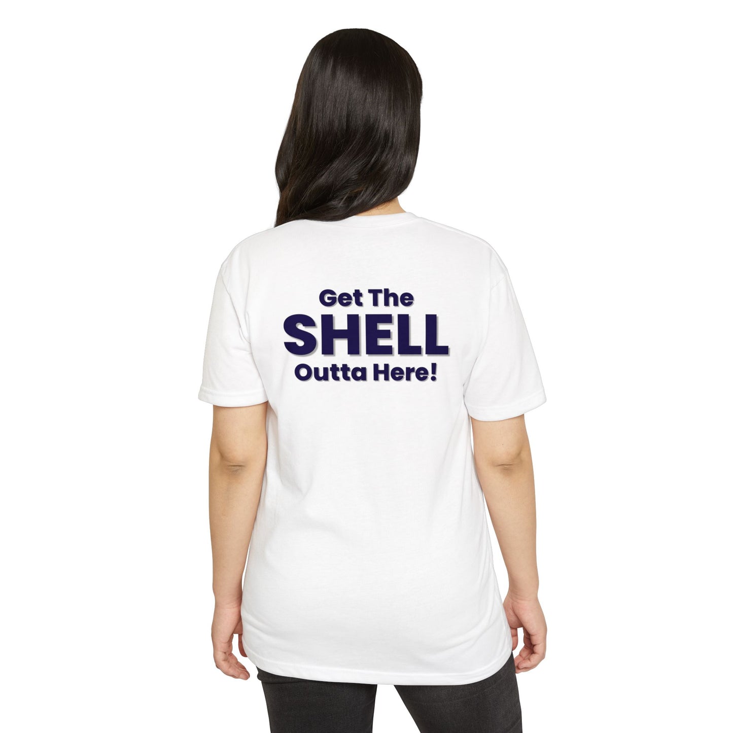 "Get The Shell Outta Here!" Gameday Nuts Cotton Blend T-Shirt (Unisex)
