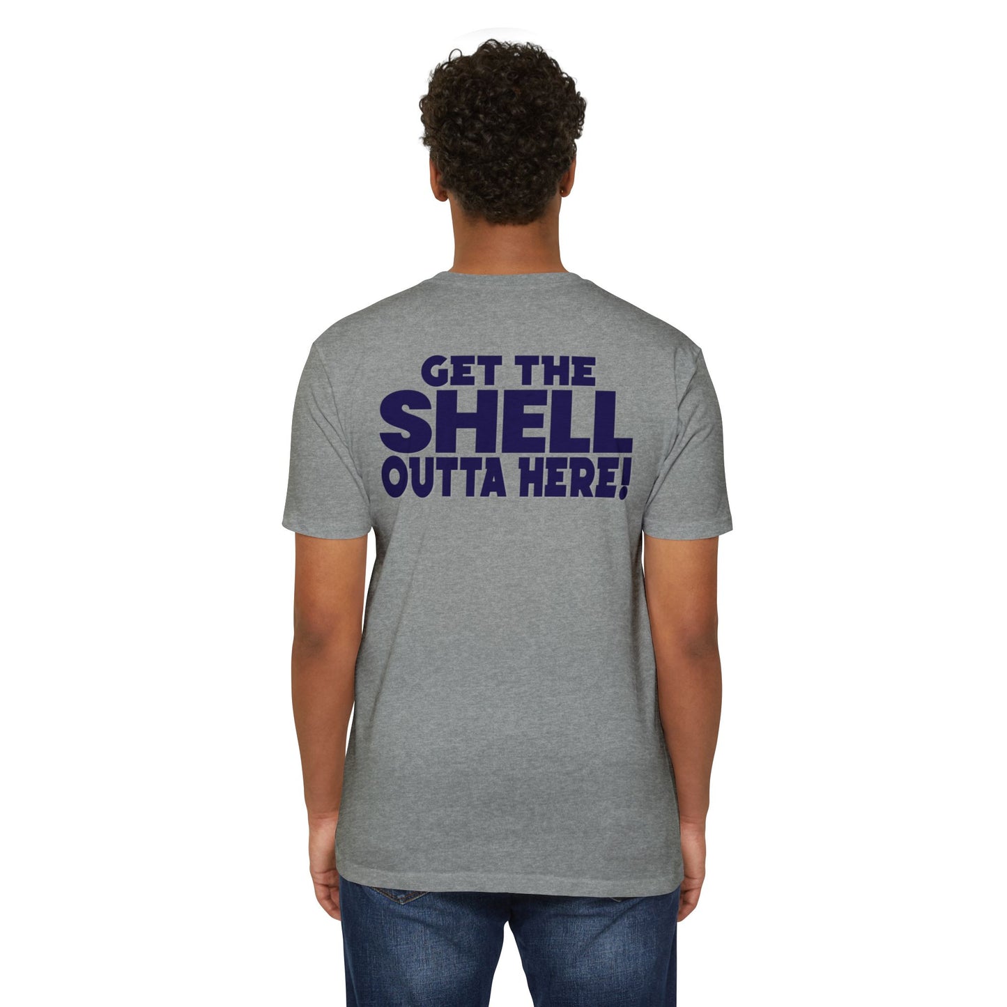 "Get The Shell Outta Here!" Gameday Nuts Cotton Blend T-Shirt (Unisex)