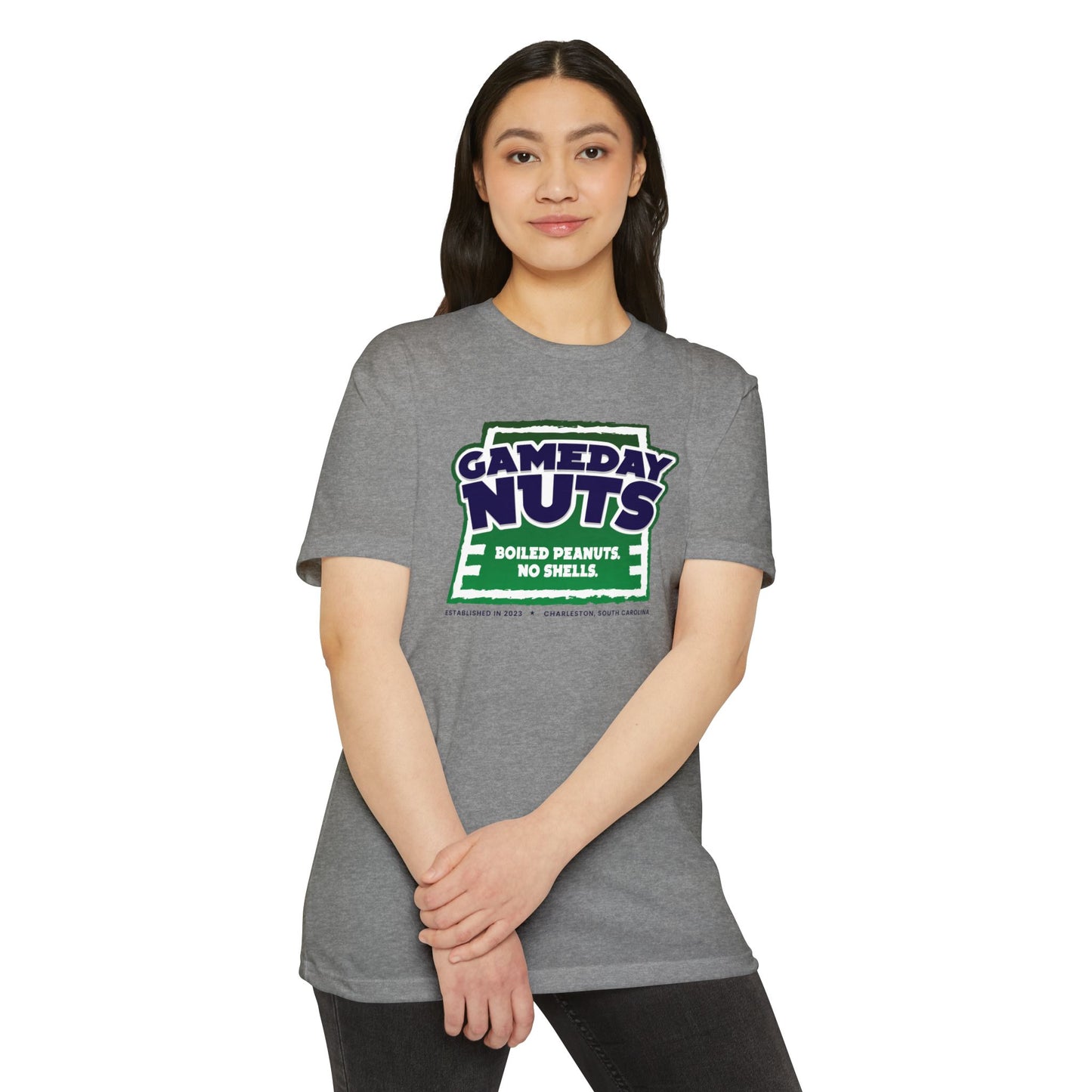"Get The Shell Outta Here!" Gameday Nuts Cotton Blend T-Shirt (Unisex)
